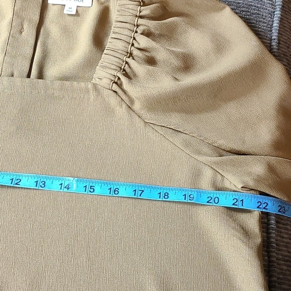 Prologue Olive Square-Neck Dolman Sleeve Blouse - Picture 13 of 13